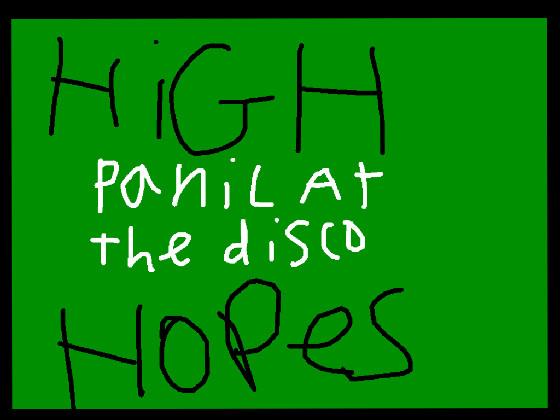 high hopes panic at the disco