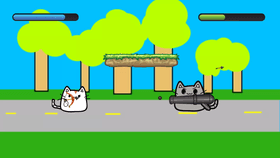 the cat fight :easy)