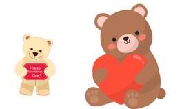 Valentines bears