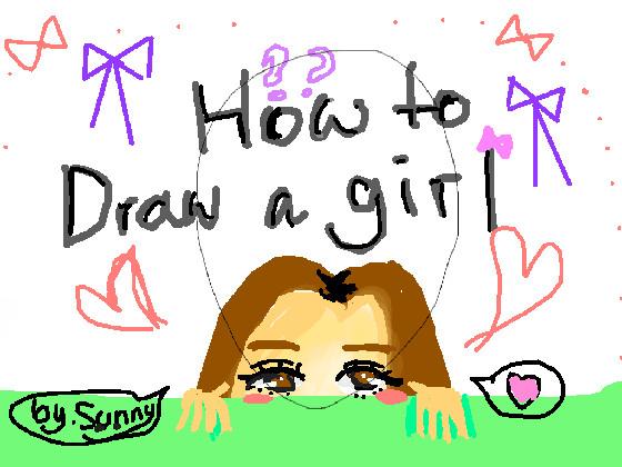 How to draw girl 1