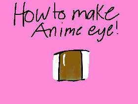 How to make anime eye!