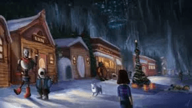 undertale snowdin bacwards