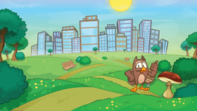 eat the mushroom owl