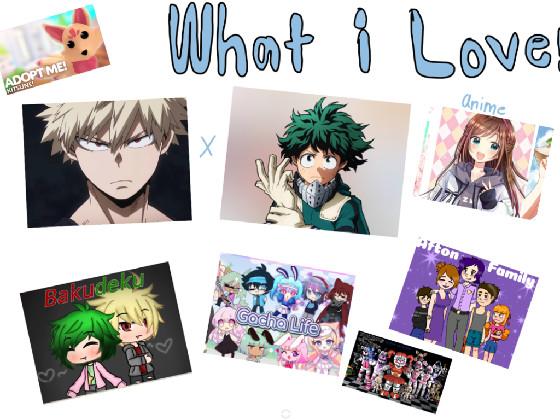 What I love!