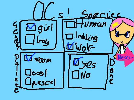 I am making ocs! 1
