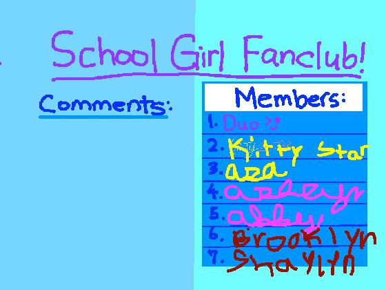 School Girl Fanclub  1