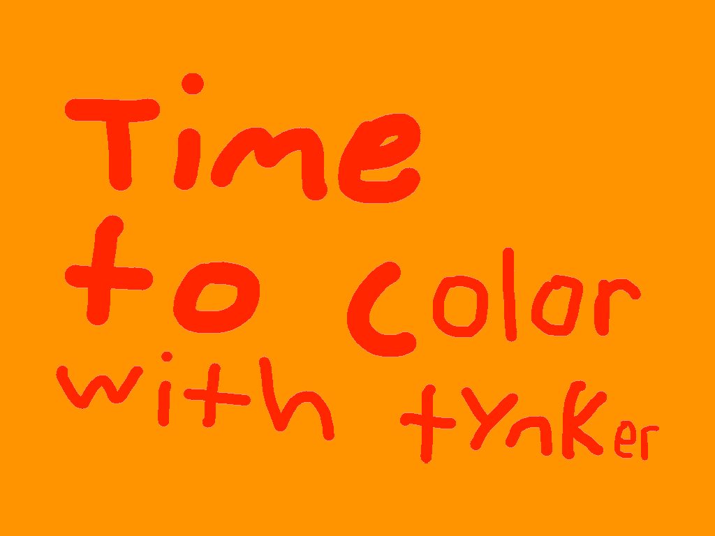 Time to color with tynker