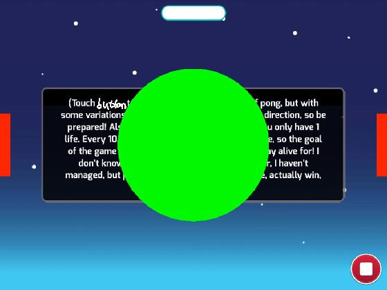 Invincible Pong by me