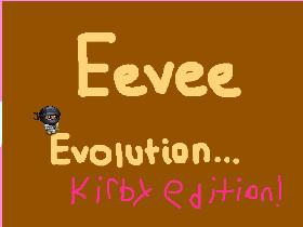 Eevee Evolution But Kirby 1
