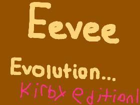 Eevee Evolution But Kirby 1