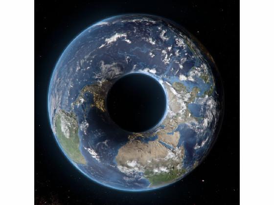 THE EARTH IS A DONUT!!!!!!!!!!!!!
