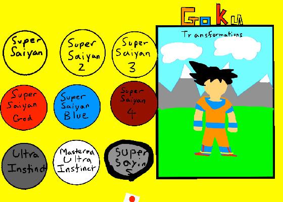 Goku Transformations 2