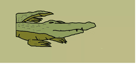 crocodile drawing