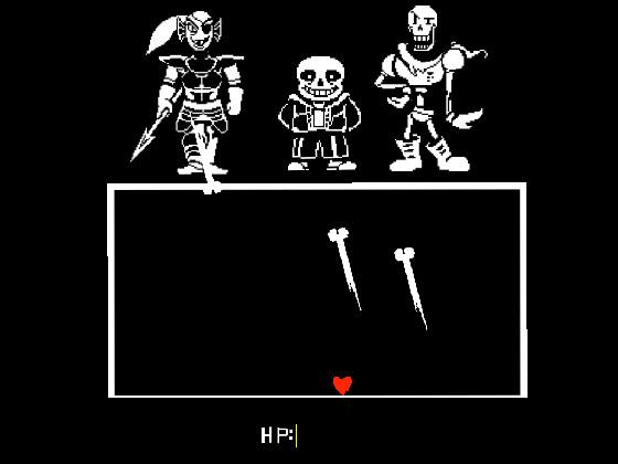 Undertale❤️ Sans fight. 1 1 1