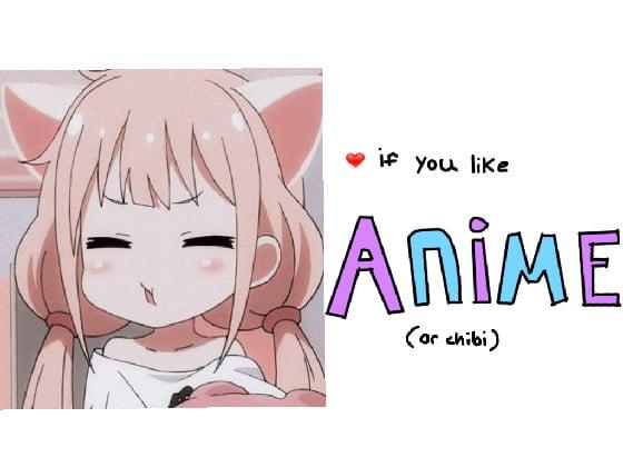 ♥️ if u like anime