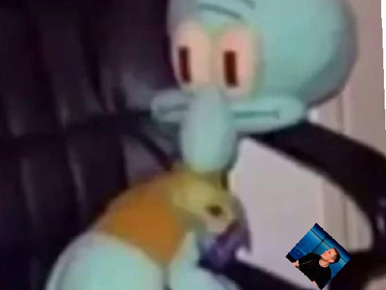 elon with Squidward