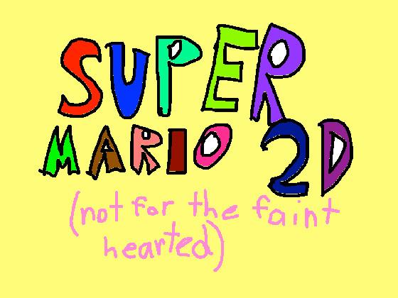 Super Mario 2D Adventures!