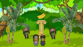 Shrine of the double banana