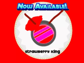 Strawberry Icing Button D (Scary)