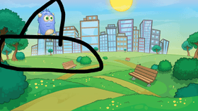 Space but the alien crashed