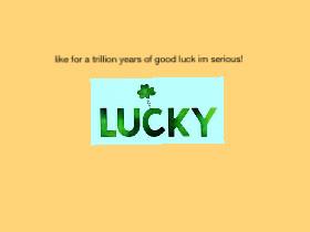 like to get good luck!