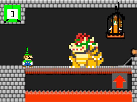 Luigi’s fight with Bowser