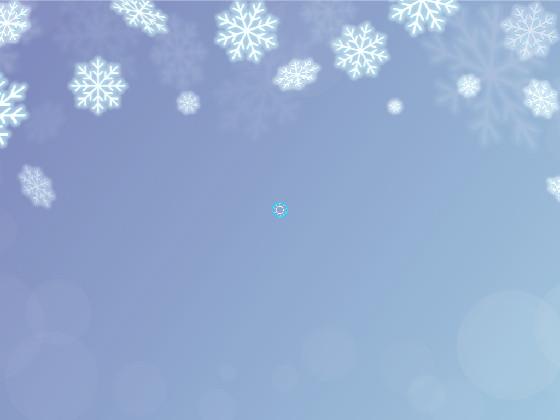 draw snowflakes at winter!
