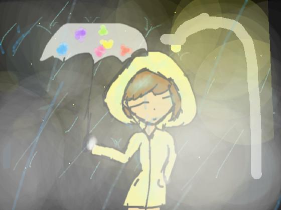 it rained to day :T 1