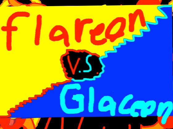 1-2 Player FLAREON vs GLACEON!