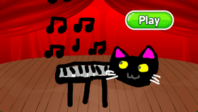 Music Playing Cat