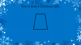 How to draw a Christmas light.