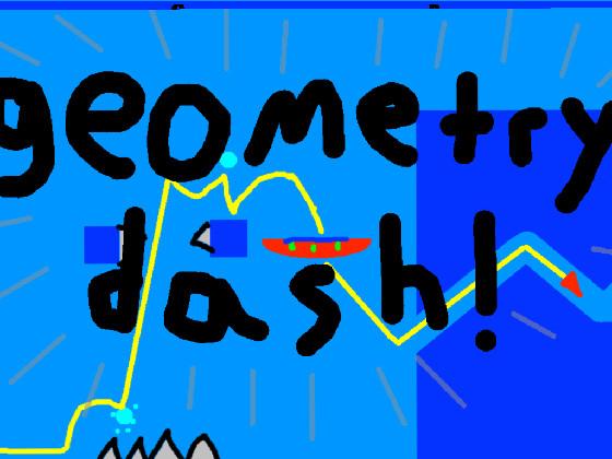 geometry dash but save baby blue