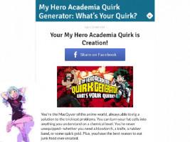 I got Creation! Like momo!