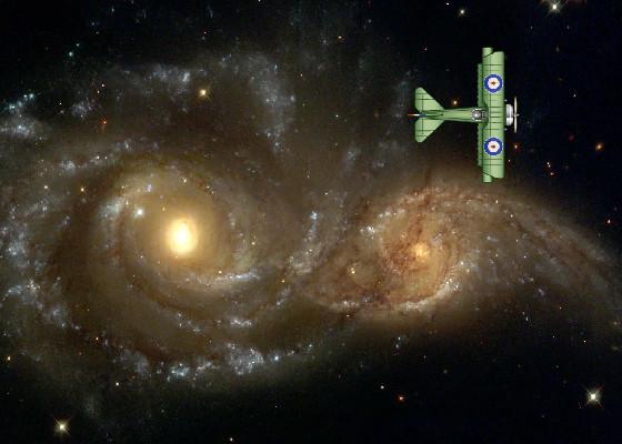 WW1 space plane explosion