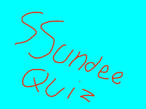 ssundee quiz!!! 1