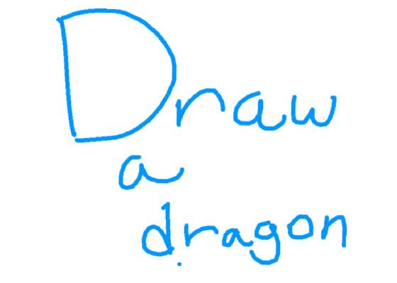 drawing a dragon
