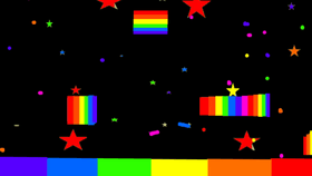 Rainbow Geometry Dash