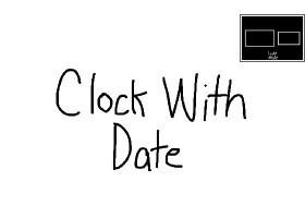 Clock With Date