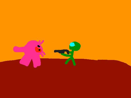 DOOM SLAYER VS PINKY