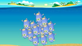 army of monsters underwater