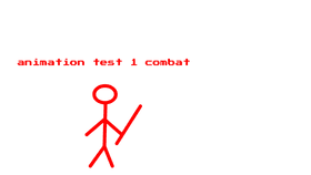 Animation test 1 combat