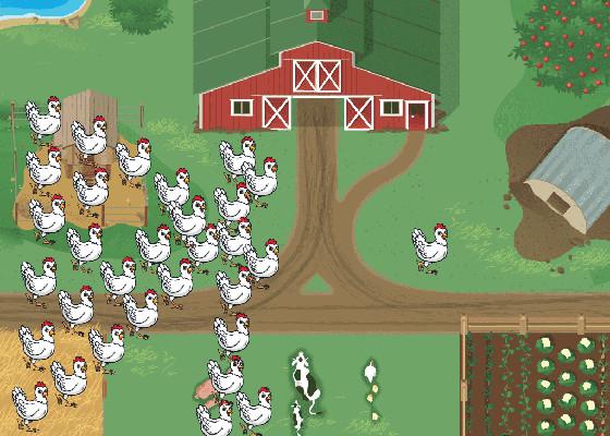 Herd the CHICKENS