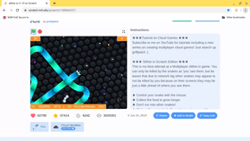 My Slither Io By griffpatch records PROOF