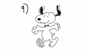 How to draw snoopy! ★★★★★ 1