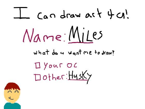 I can draw art 4 U! 2