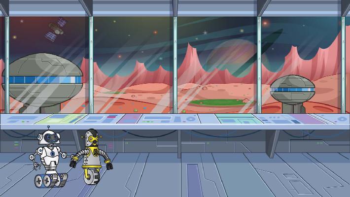 robot race.