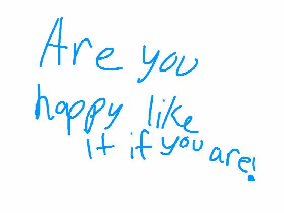 like this if ur happy!
