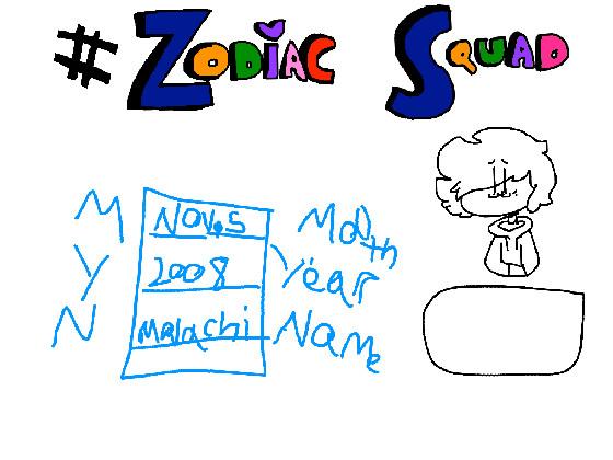 Zodiac Squad Signup 1