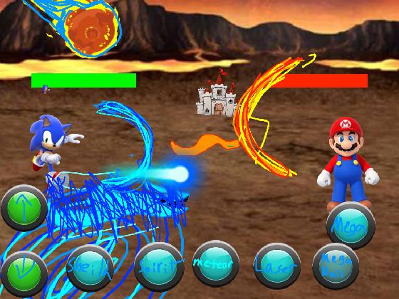 sonic vs mario 1 1