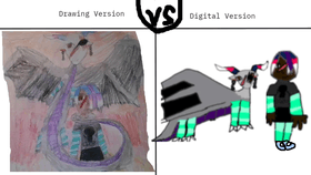 My Drawing VS Digital Version